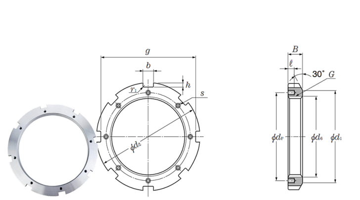 Lock Nut KM44-100 Series