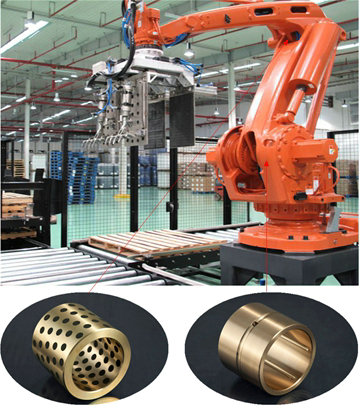 Palletizing machine copper sleeve